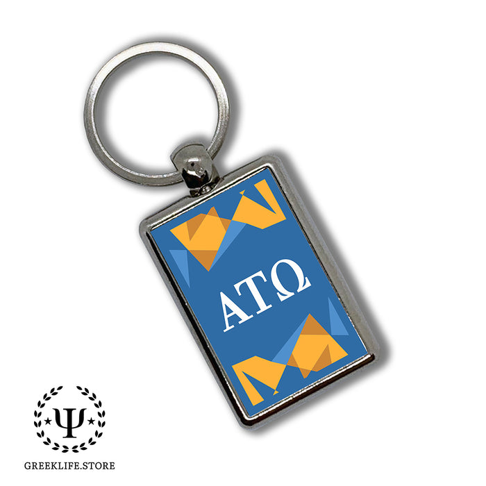 Alpha Tau Omega Keychain Rectangular
