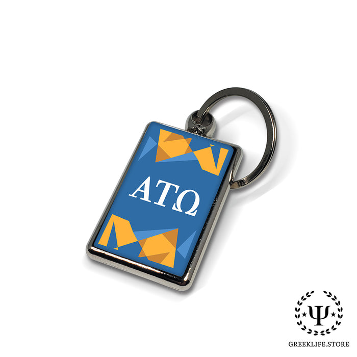 Alpha Tau Omega Keychain Rectangular