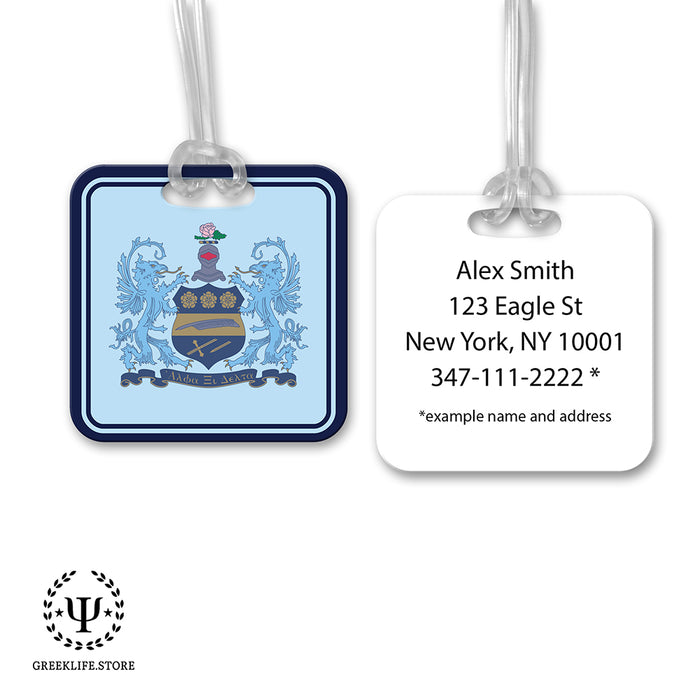 Alpha Xi Delta Luggage Bag Tag (square)