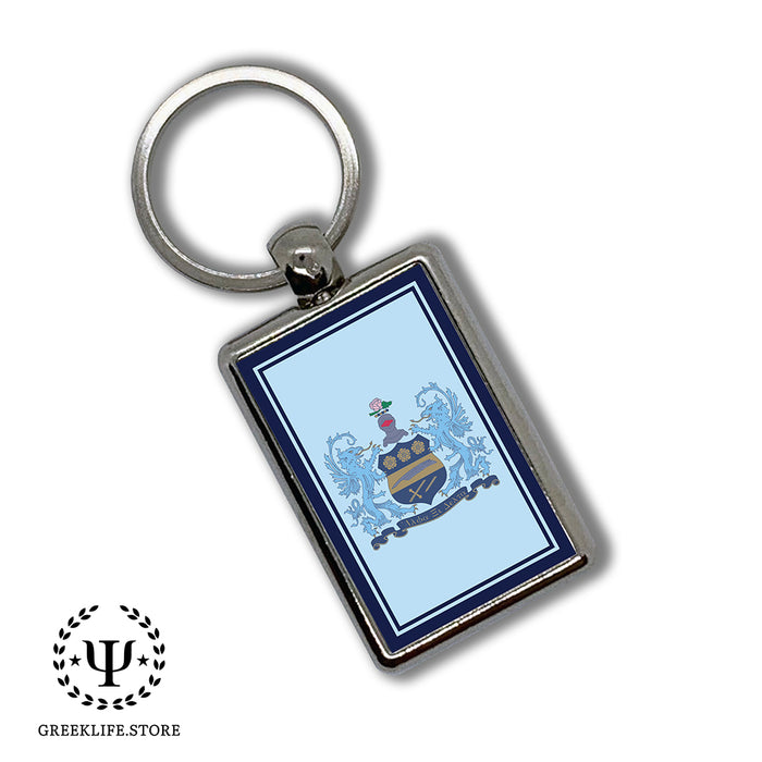 Alpha Xi Delta Keychain Rectangular