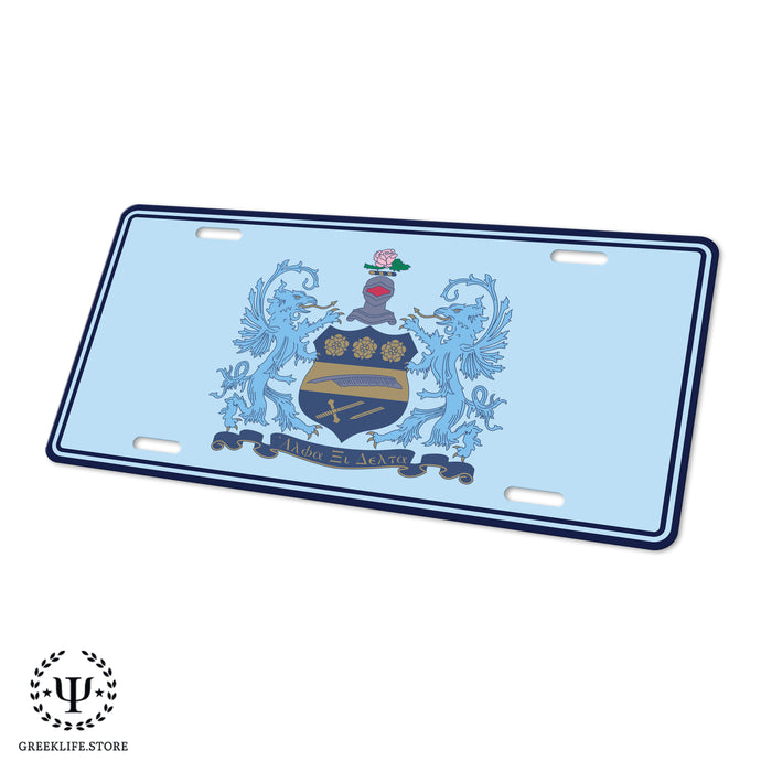 Alpha Xi Delta Decorative License Plate