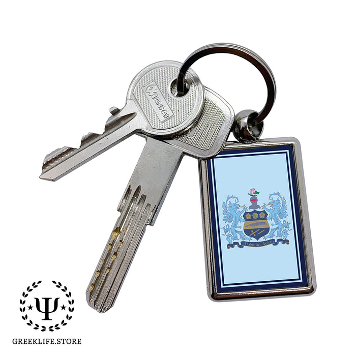 Alpha Xi Delta Keychain Rectangular