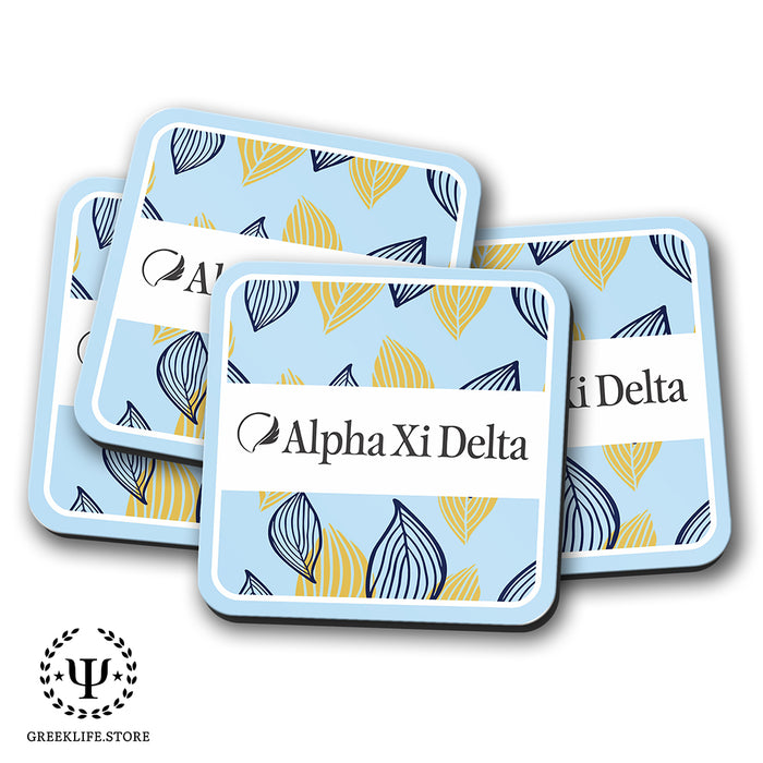 Alpha Xi Delta Beverage Coasters Square (Set of 4)