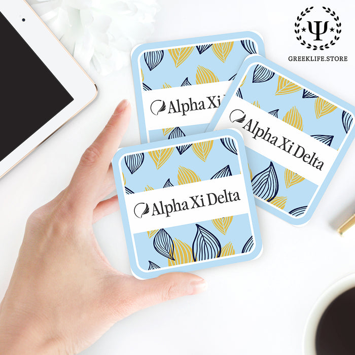 Alpha Xi Delta Beverage Coasters Square (Set of 4)