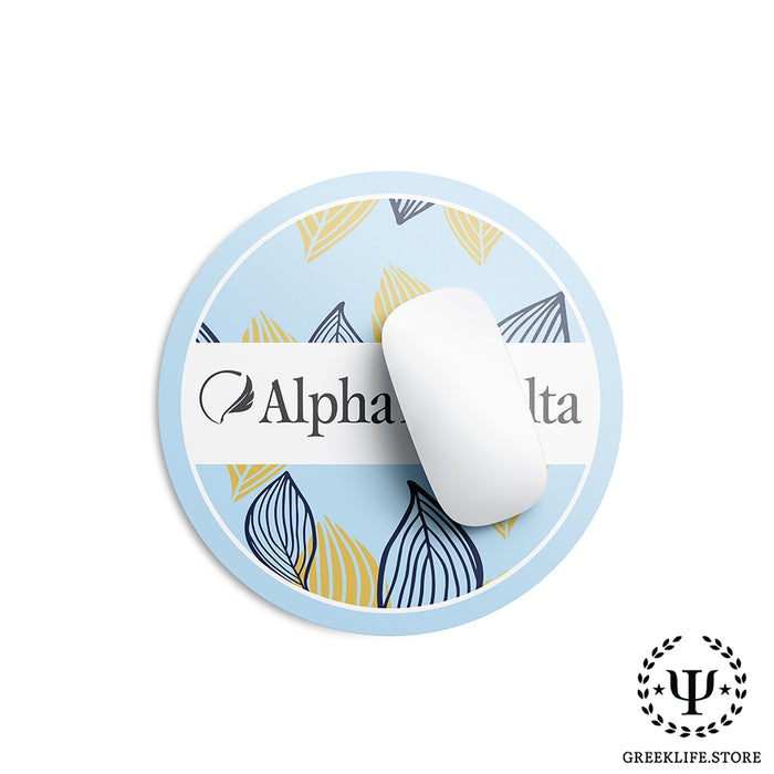 Alpha Xi Delta Mouse Pad Round