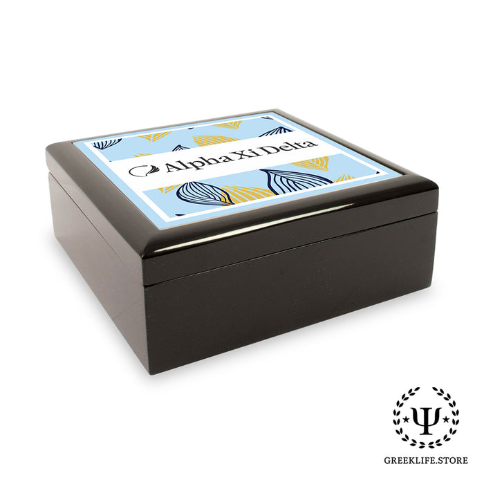 Alpha Xi Delta Keepsake Box Wooden