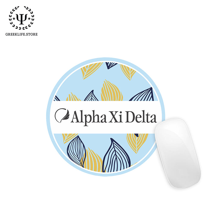 Alpha Xi Delta Mouse Pad Round