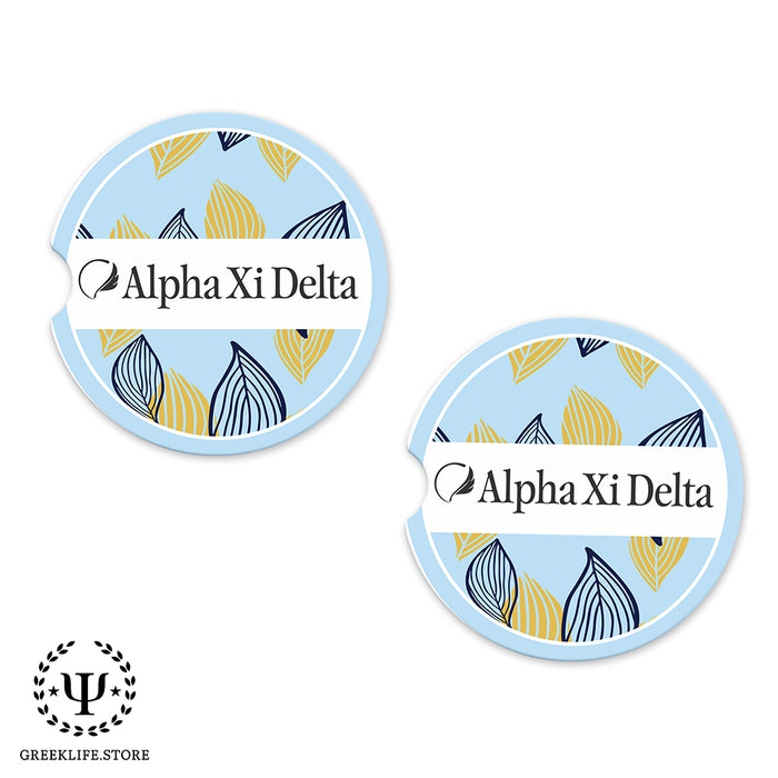 Alpha Xi Delta Car Cup Holder Coaster (Set of 2)