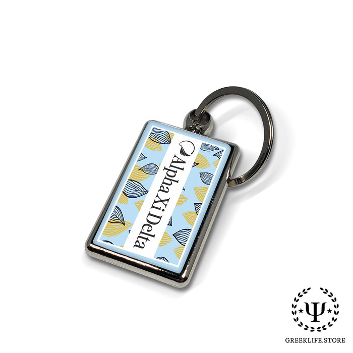 Alpha Xi Delta Keychain Rectangular