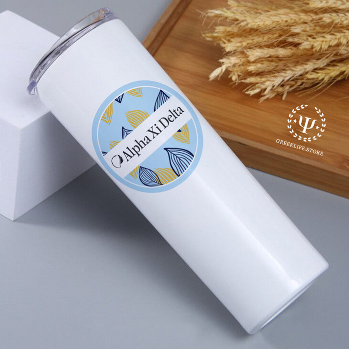Alpha Xi Delta Stainless Steel Skinny Tumbler 20 OZ