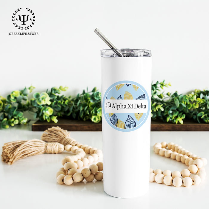 Alpha Xi Delta Stainless Steel Skinny Tumbler 20 OZ
