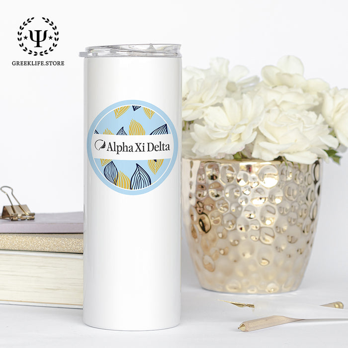 Alpha Xi Delta Stainless Steel Skinny Tumbler 20 OZ