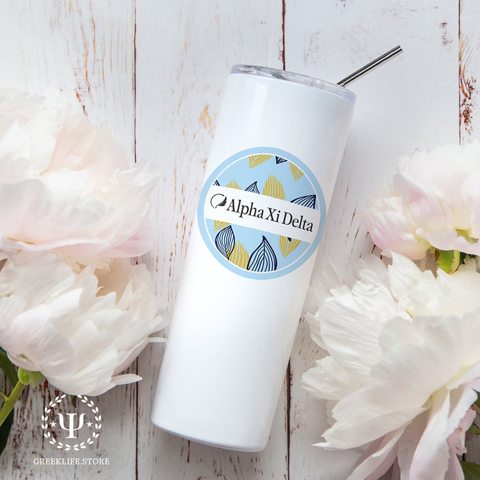 Alpha Xi Delta Stainless Steel Skinny Tumbler 20 OZ