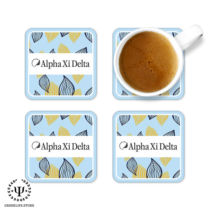Alpha Xi Delta Beverage Coasters Square (Set of 4)