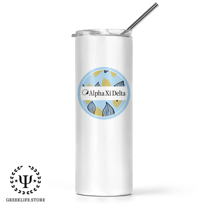 Alpha Xi Delta Stainless Steel Skinny Tumbler 20 OZ