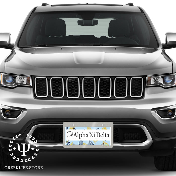 Alpha Xi Delta Decorative License Plate