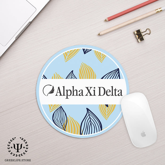 Alpha Xi Delta Mouse Pad Round