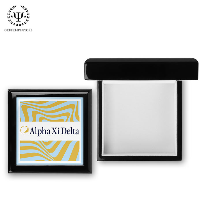 Alpha Xi Delta Keepsake Box Wooden