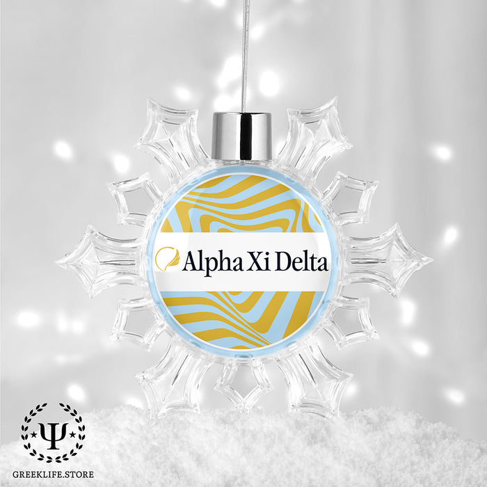 Alpha Xi Delta Christmas Ornament - Snowflake