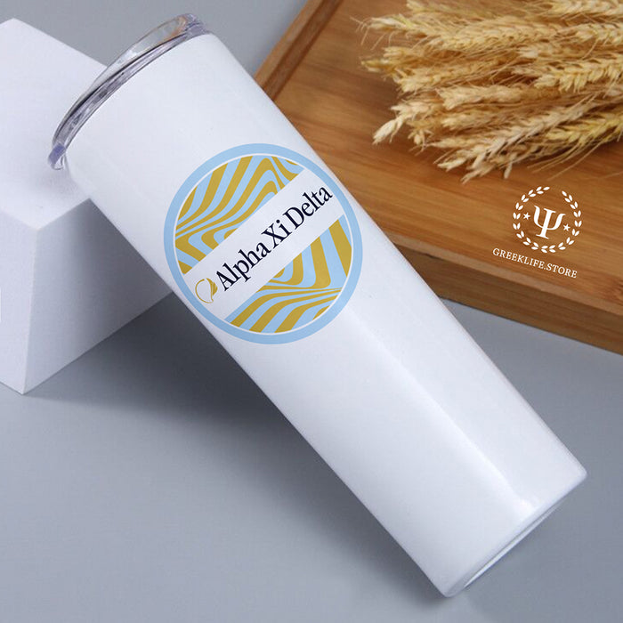 Alpha Xi Delta Stainless Steel Skinny Tumbler 20 OZ
