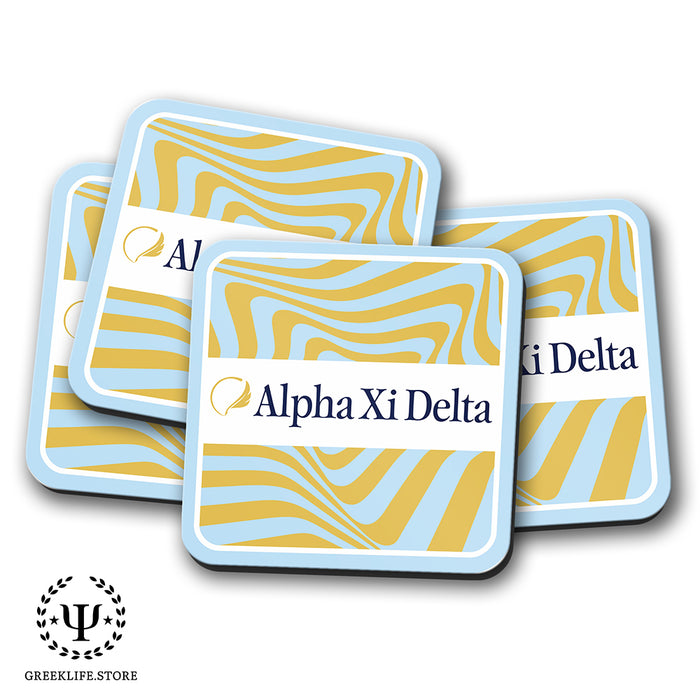 Alpha Xi Delta Beverage Coasters Square (Set of 4)