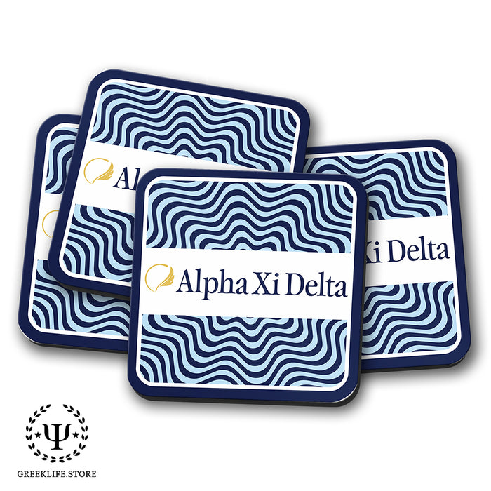Alpha Xi Delta Beverage Coasters Square (Set of 4)