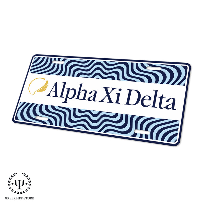 Alpha Xi Delta Decorative License Plate