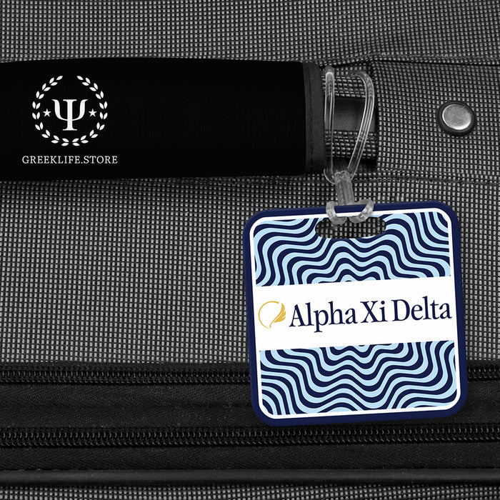 Alpha Xi Delta Luggage Bag Tag (square)