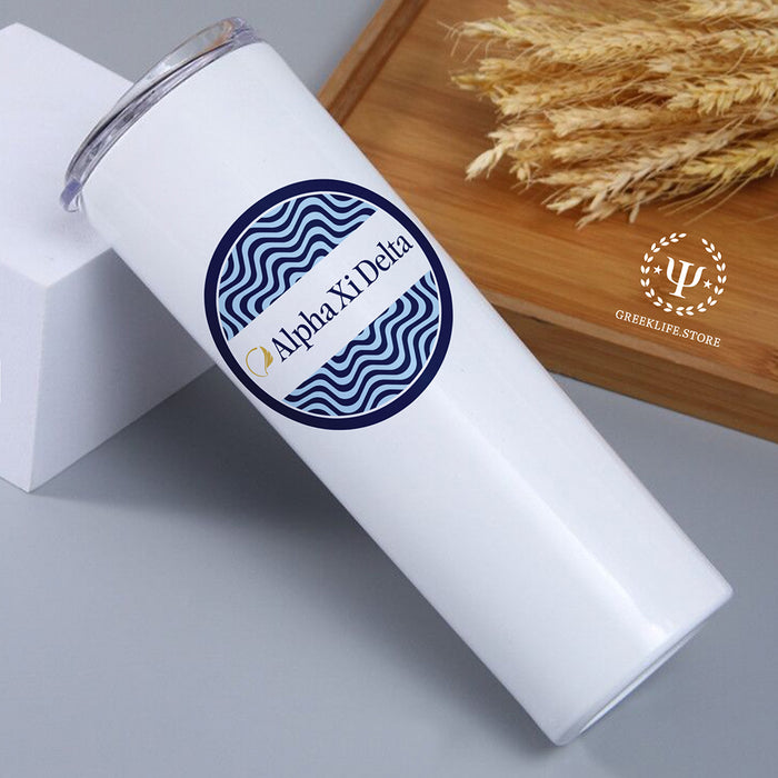 Alpha Xi Delta Stainless Steel Skinny Tumbler 20 OZ