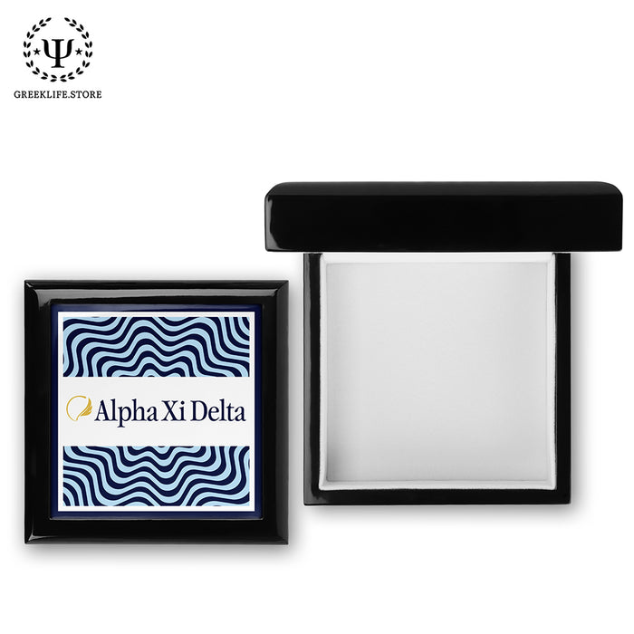 Alpha Xi Delta Keepsake Box Wooden