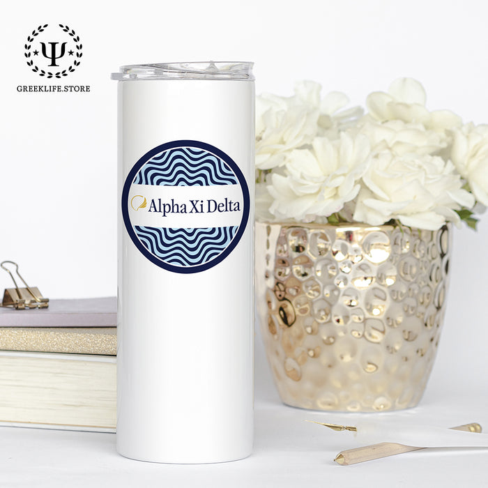 Alpha Xi Delta Stainless Steel Skinny Tumbler 20 OZ