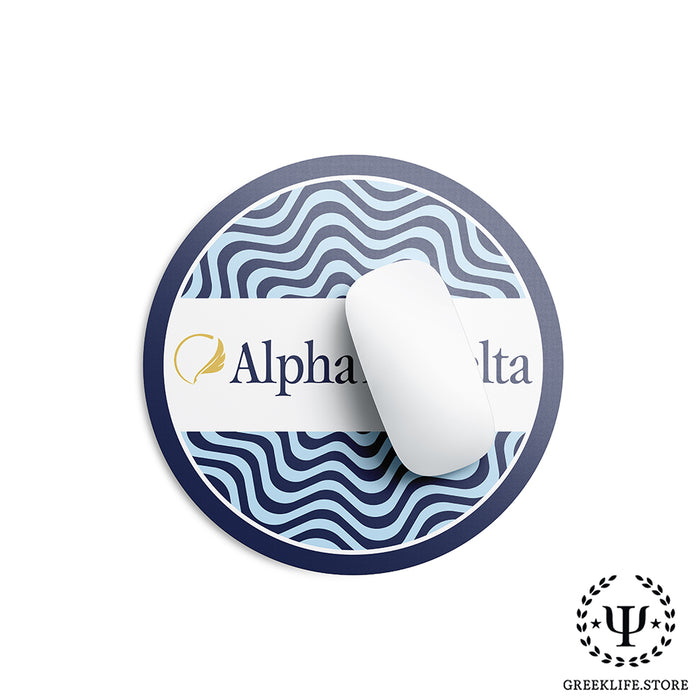 Alpha Xi Delta Mouse Pad Round
