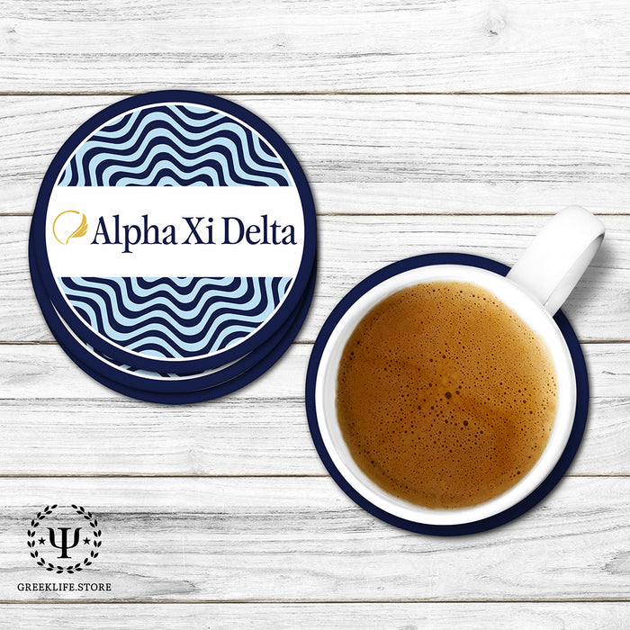 Alpha Xi Delta Beverage coaster round (Set of 4)