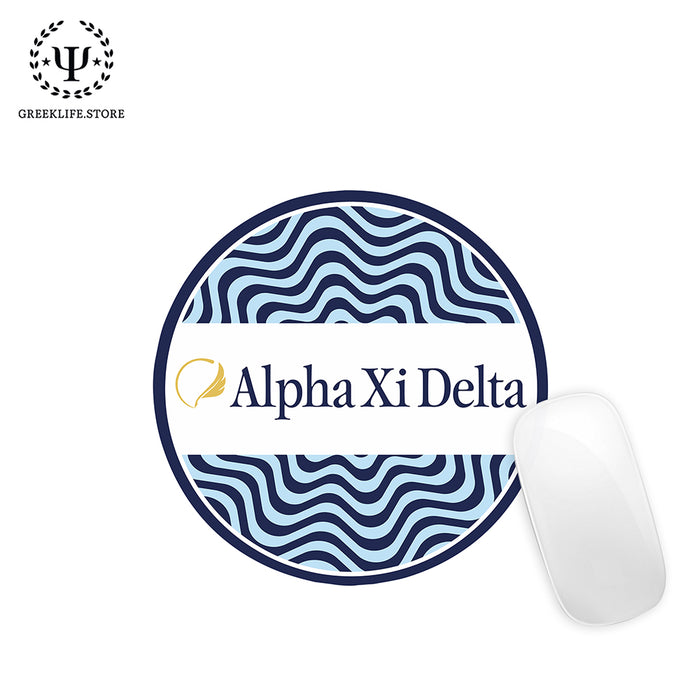 Alpha Xi Delta Mouse Pad Round