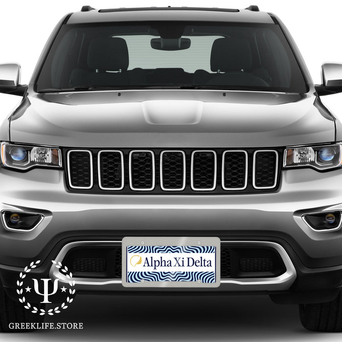 Alpha Xi Delta Decorative License Plate