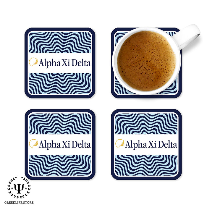 Alpha Xi Delta Beverage Coasters Square (Set of 4)
