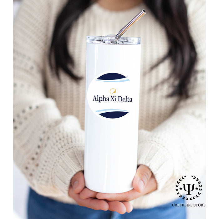 Alpha Xi Delta Stainless Steel Skinny Tumbler 20 OZ