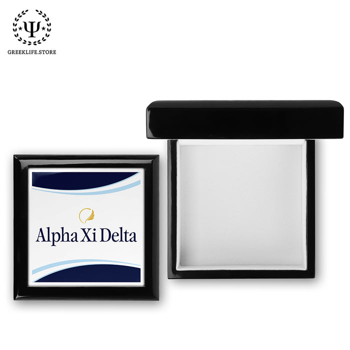 Alpha Xi Delta Keepsake Box Wooden