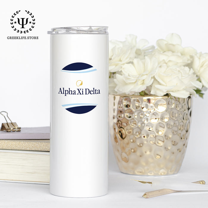 Alpha Xi Delta Stainless Steel Skinny Tumbler 20 OZ