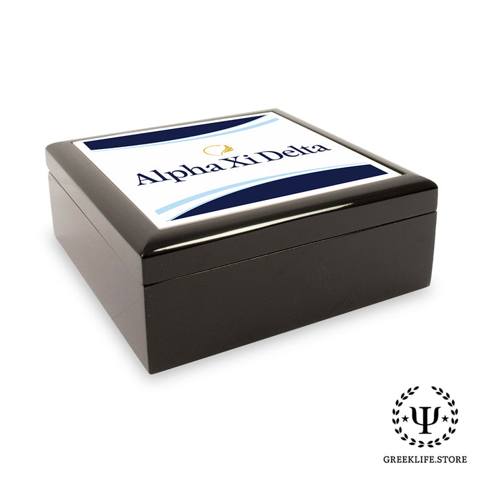 Alpha Xi Delta Keepsake Box Wooden
