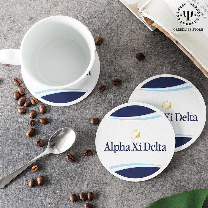 Alpha Xi Delta Beverage coaster round (Set of 4)