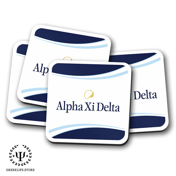 Alpha Xi Delta Beverage Coasters Square (Set of 4)