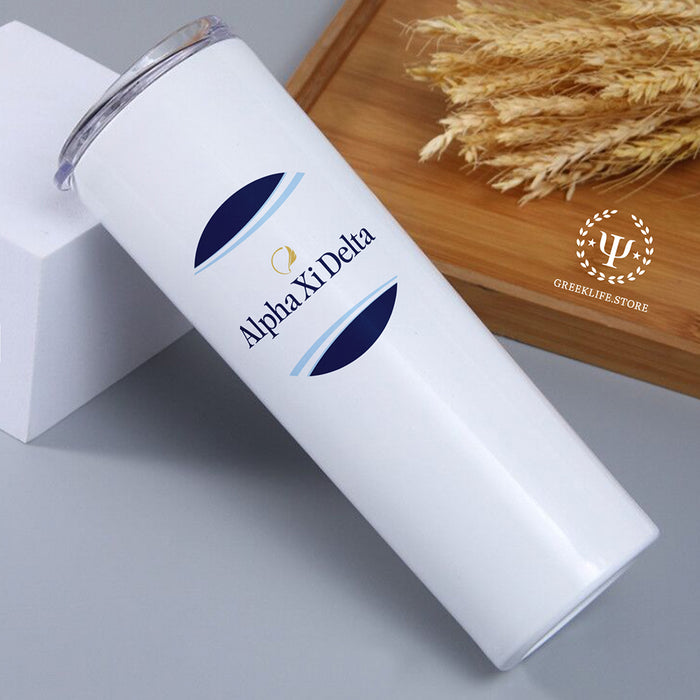 Alpha Xi Delta Stainless Steel Skinny Tumbler 20 OZ