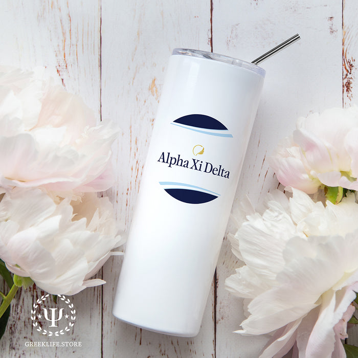 Alpha Xi Delta Stainless Steel Skinny Tumbler 20 OZ