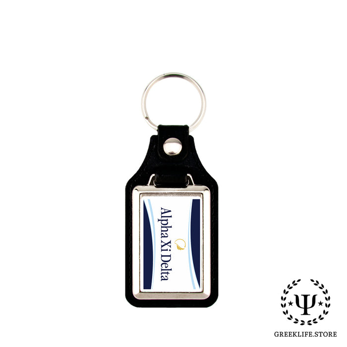 Alpha Xi Delta Keychain Rectangular