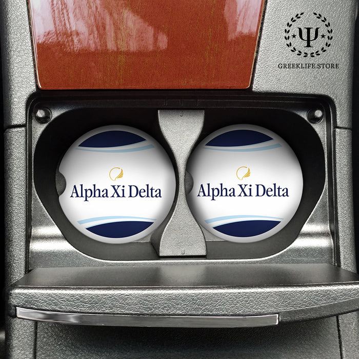 Alpha Xi Delta Car Cup Holder Coaster (Set of 2)