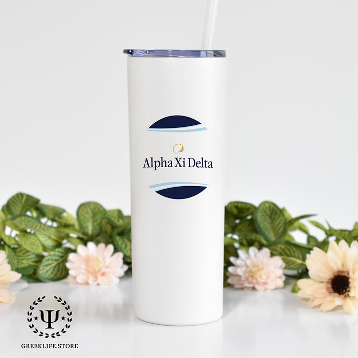 Alpha Xi Delta Stainless Steel Skinny Tumbler 20 OZ