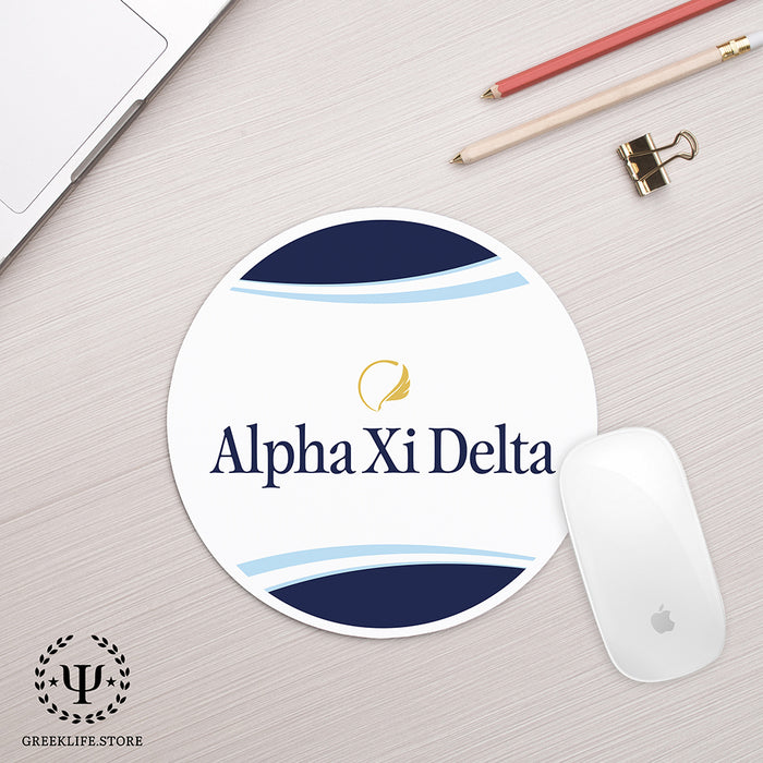 Alpha Xi Delta Mouse Pad Round