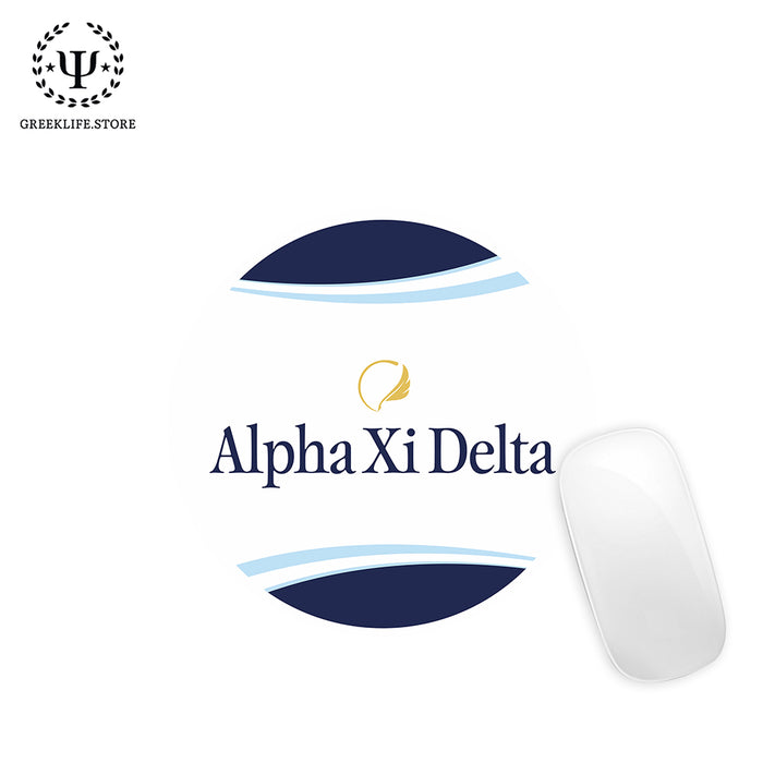 Alpha Xi Delta Mouse Pad Round