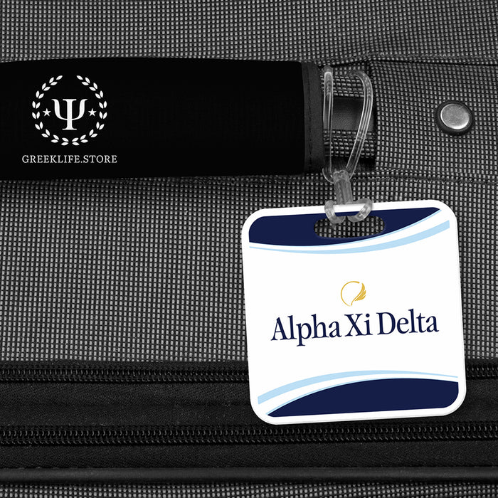 Alpha Xi Delta Luggage Bag Tag (square)